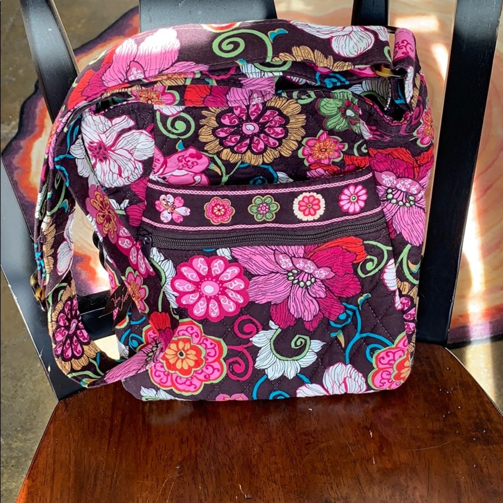 Vera Bradley hobo crossbody Mod Floral Pink